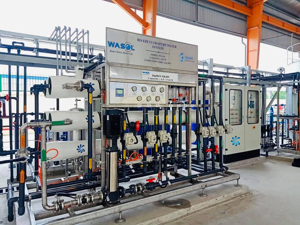 Hệ thống lọc nước uống, xử lý nước RO, Demi công suất lớn – Wasol JSC